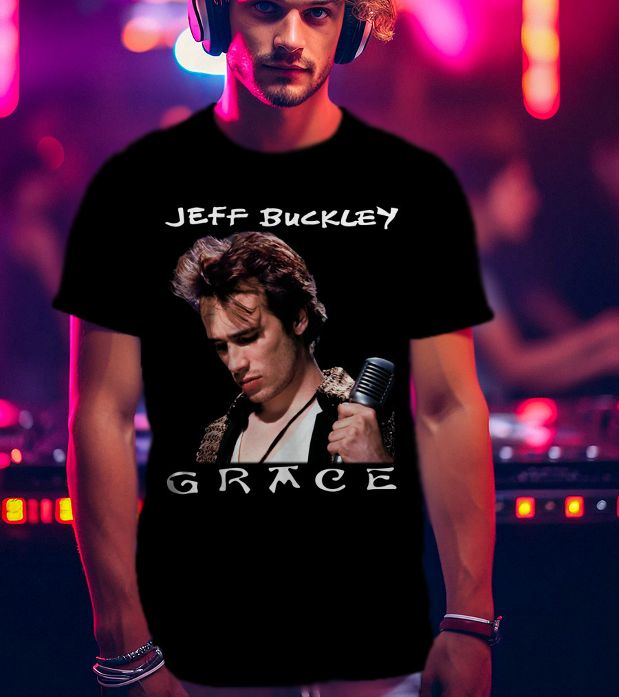 Jeff Buckley Grace Microphone T-Shirt