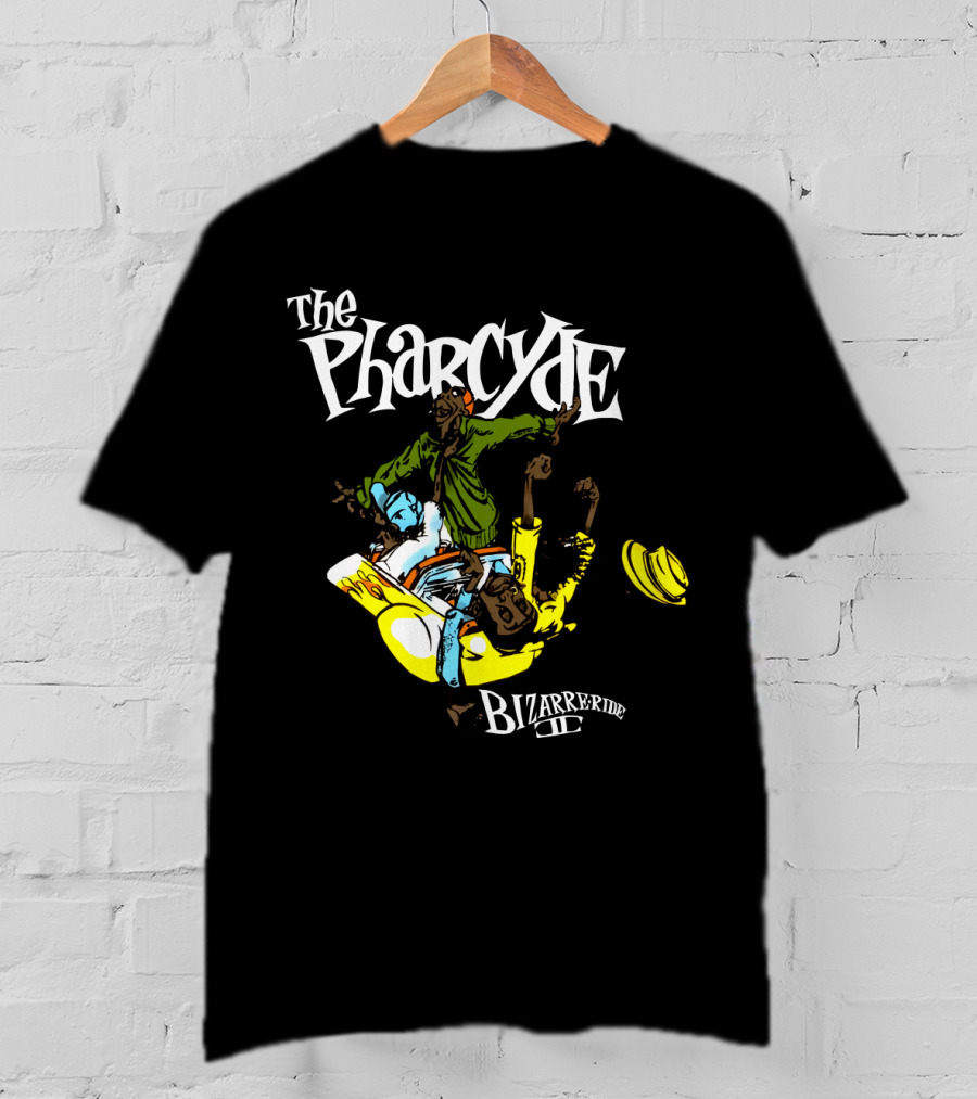 The Pharcyde Bizarre Ride Ii Colorful Animated Characters On Classic Hip-Hop Album Cover T-Shirt