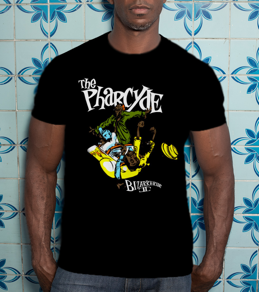 The Pharcyde Bizarre Ride Ii Colorful Animated Characters On Classic Hip-Hop Album Cover T-Shirt