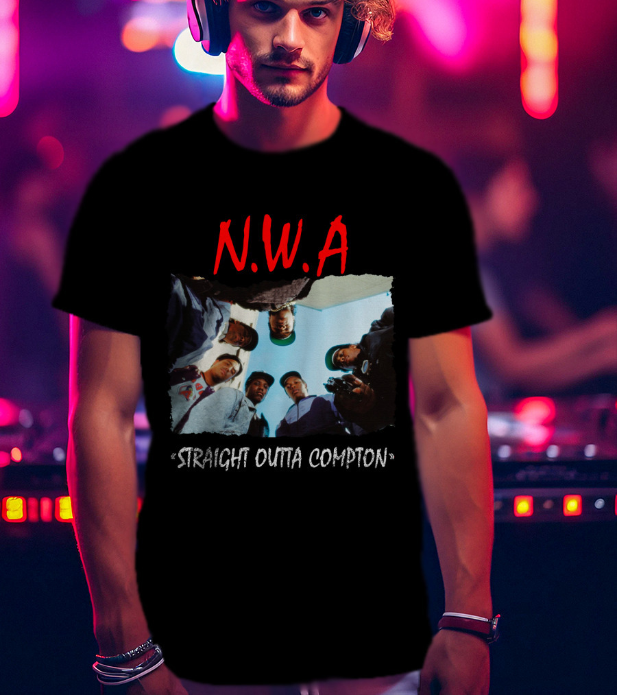 N.W.A Straight Outta Compton Iconic Group Photo T-Shirt