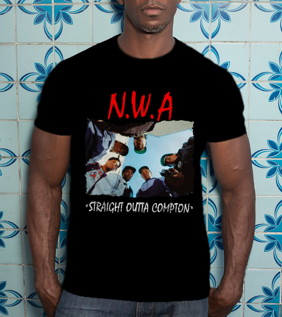 N.W.A Straight Outta Compton Iconic Group Photo T-Shirt