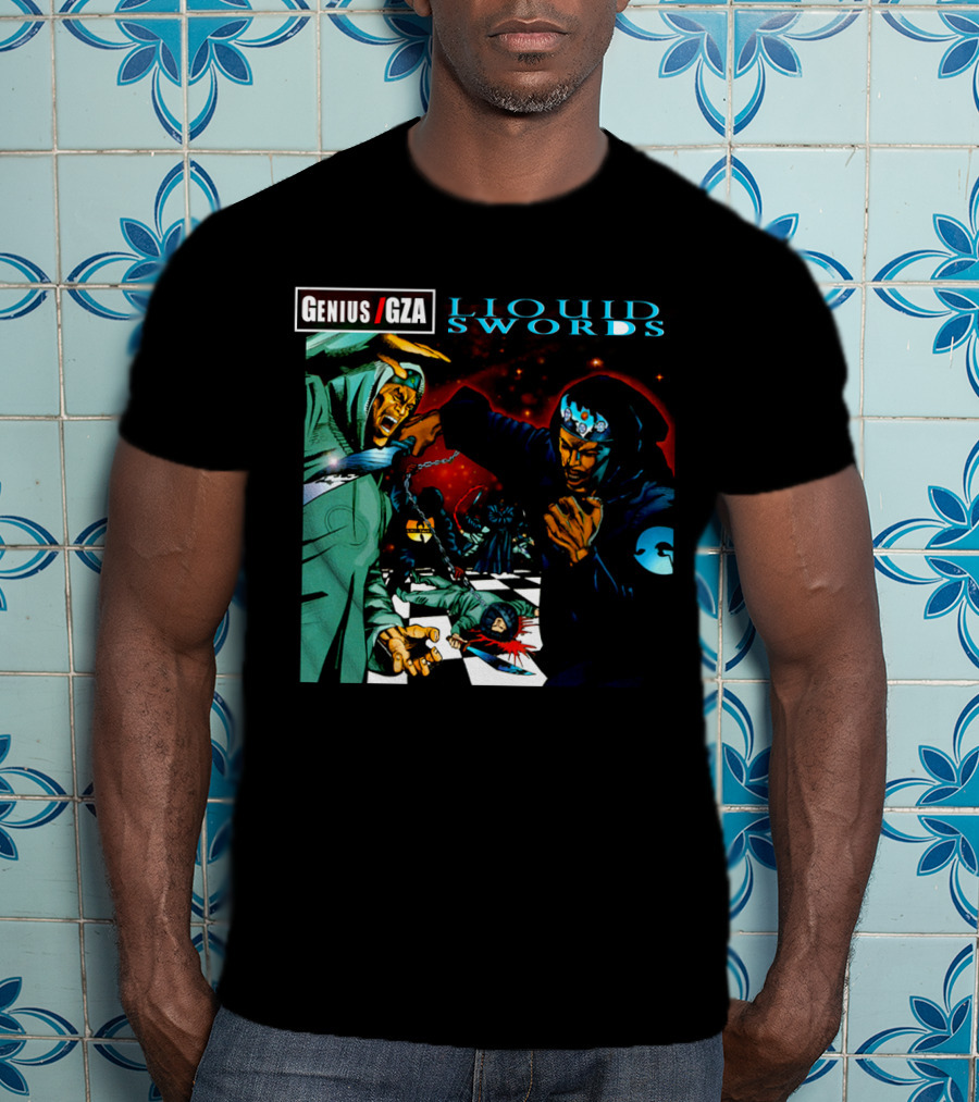 Genius GZA Liquid Swords Chess Battle T-Shirt
