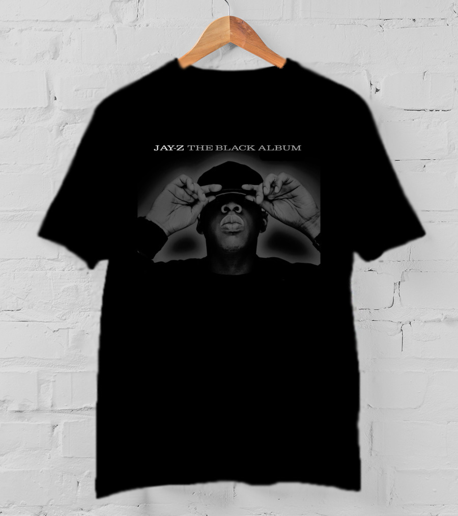 Jay-Z The Black Album Iconic Pose Cover Art T-Shirt