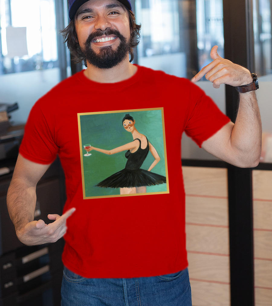 Kanye West My Beautiful Dark Twisted Fantasy Ballerina Cover Art T-Shirt