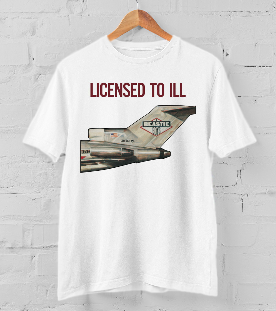 Beastie Boys Licensed To Ill Airplane Tail T-Shirt