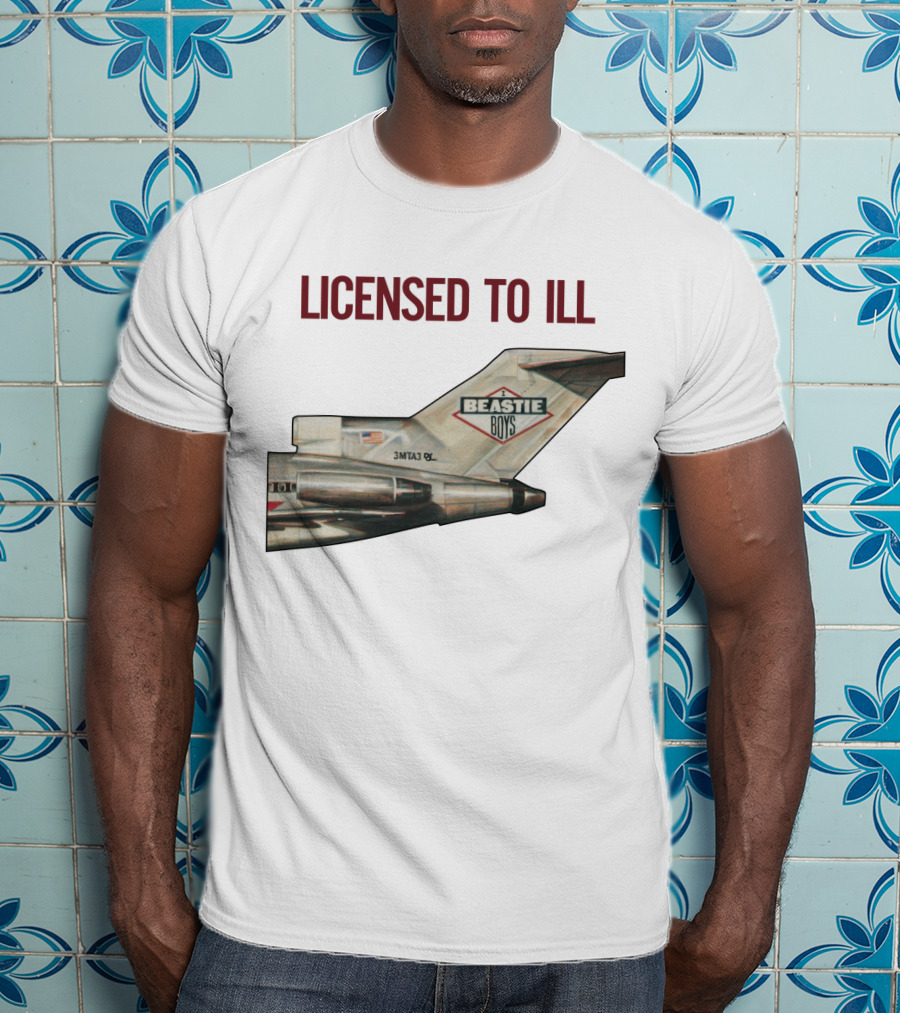 Beastie Boys Licensed To Ill Airplane Tail T-Shirt