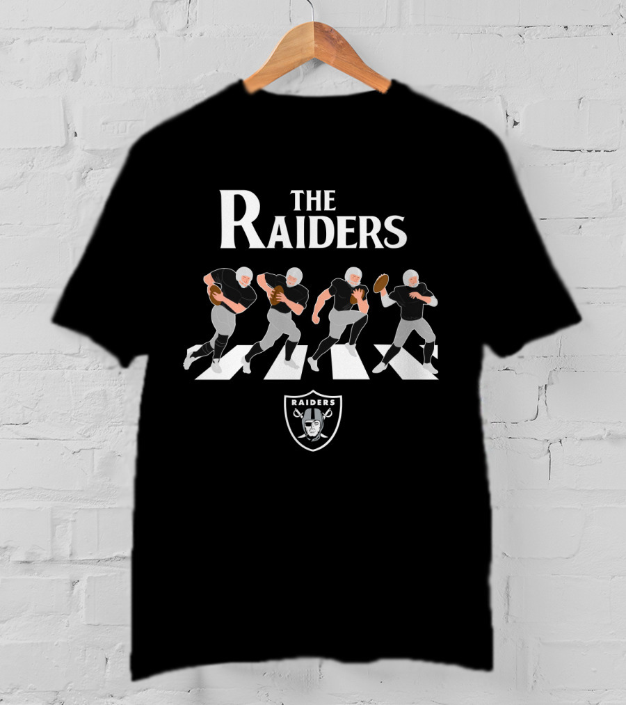 The Raiders Abbey Road Football Crossing Raiders T-Shirt