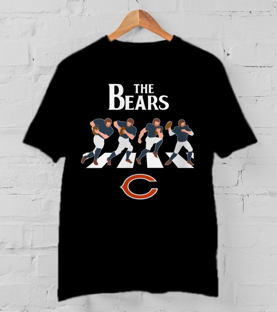 The Bears Abbey Road Chicago Bears T-Shirt