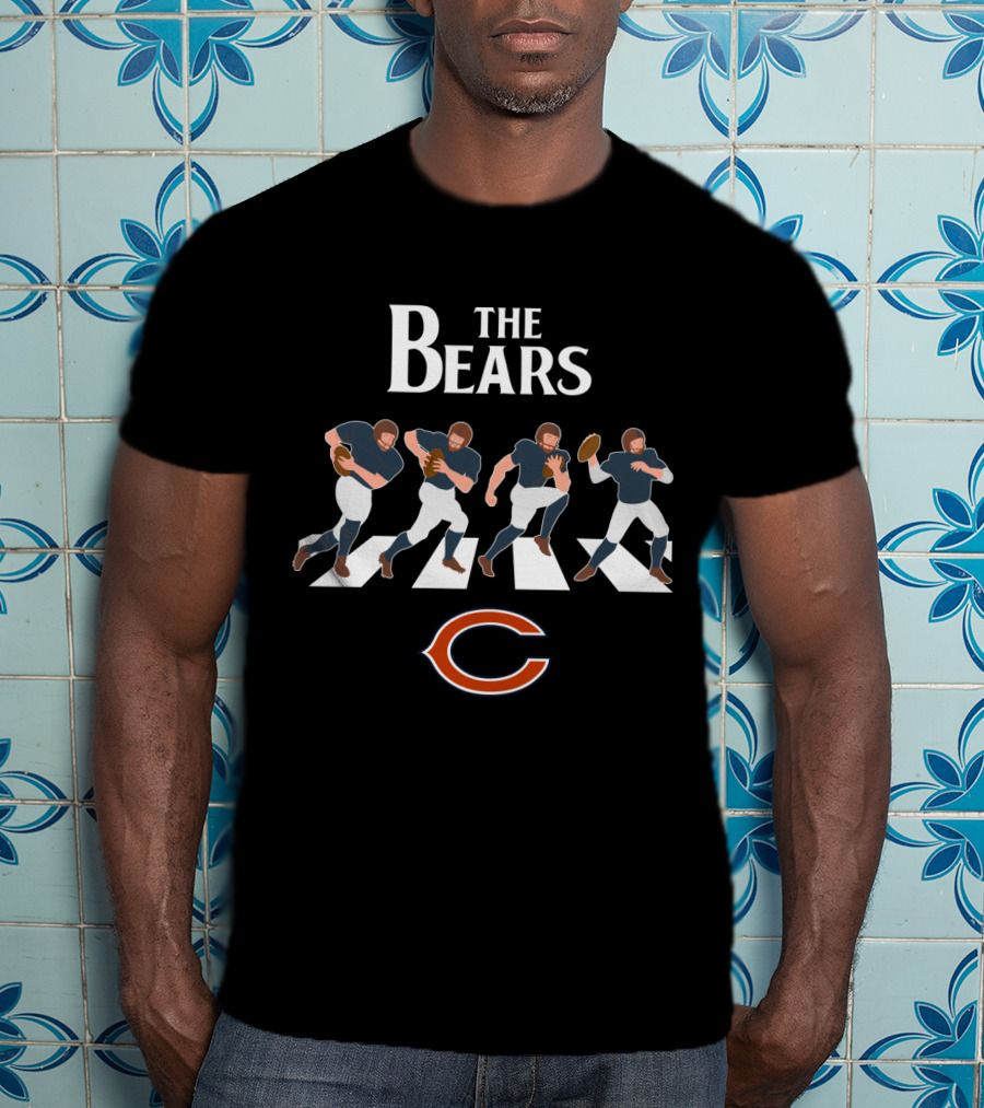 The Bears Abbey Road Chicago Bears T-Shirt
