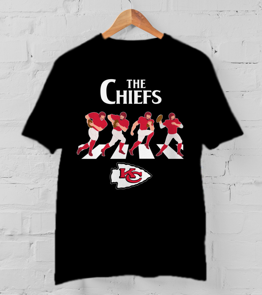 Kansas City Chiefs Abbey Road Football Players Kc T-Shirt