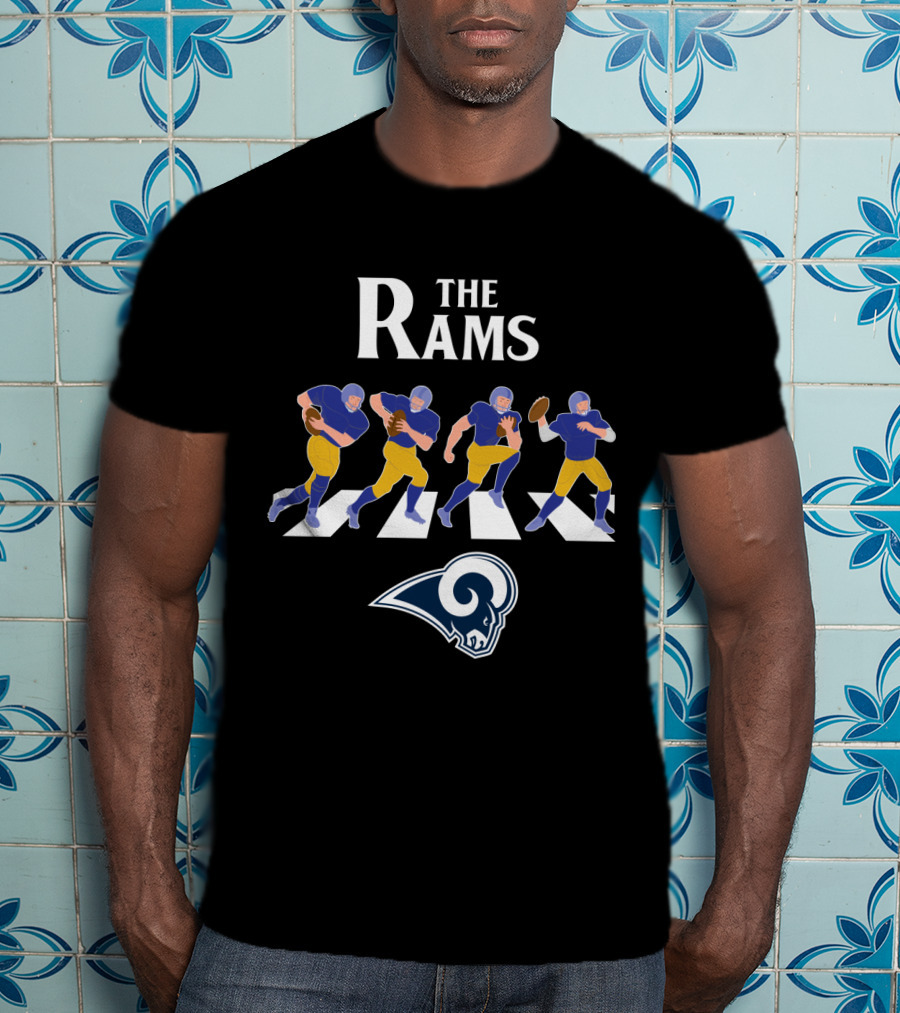 The Rams Abbey Road Los Angeles Football Crossing T-Shirt