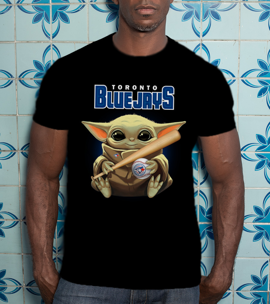 Toronto Blue Jays Baby Yoda Baseball Fan T-Shirt