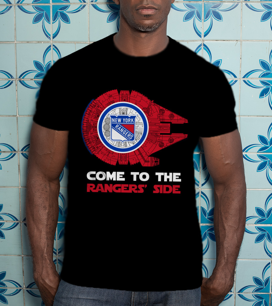 New York Rangers Millennium Falcon Come To The Rangers' Side T-Shirt
