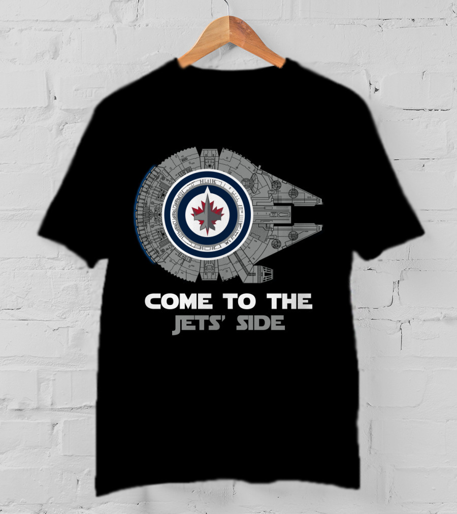 Winnipeg Jets Millennium Falcon Come To The Jets' Side T-Shirt