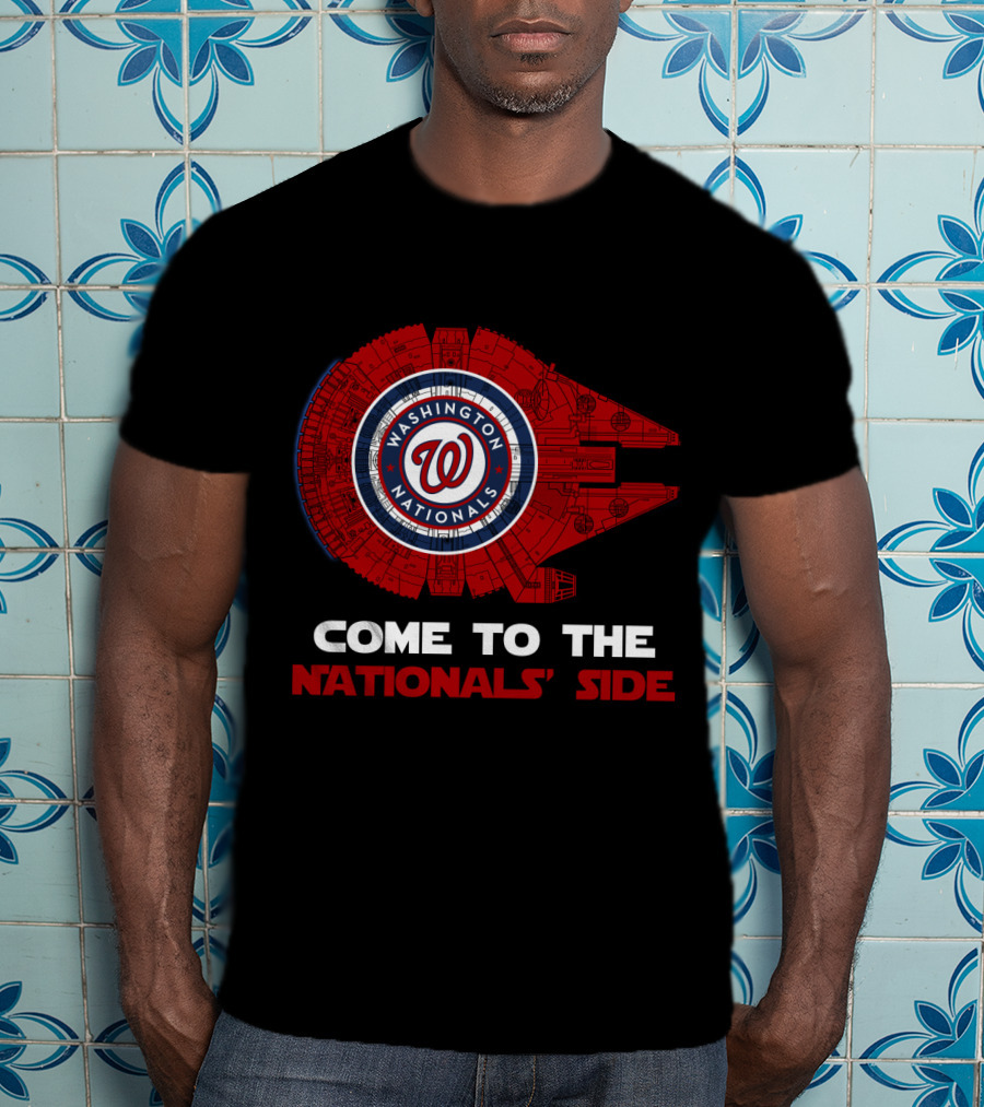 Washington Nationals Millennium Falcon Come To The Nationals' Side T-Shirt