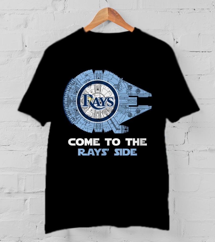 Tampa Bay Rays Come To The Rays' Side Millennium Falcon T-Shirt