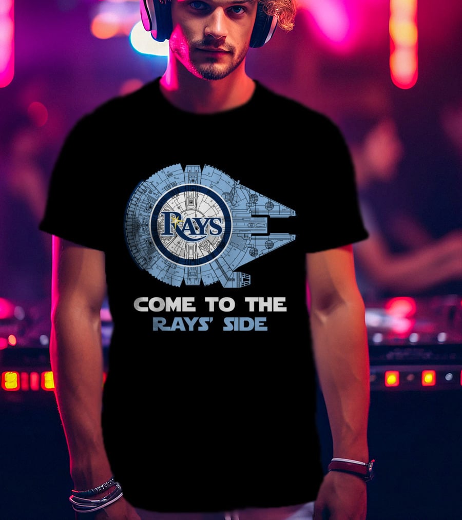 Tampa Bay Rays Come To The Rays' Side Millennium Falcon T-Shirt