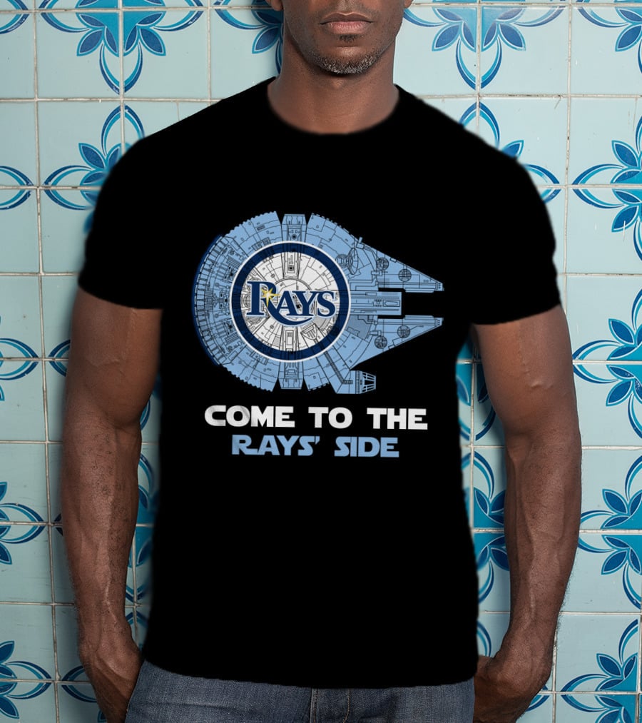 Tampa Bay Rays Come To The Rays' Side Millennium Falcon T-Shirt