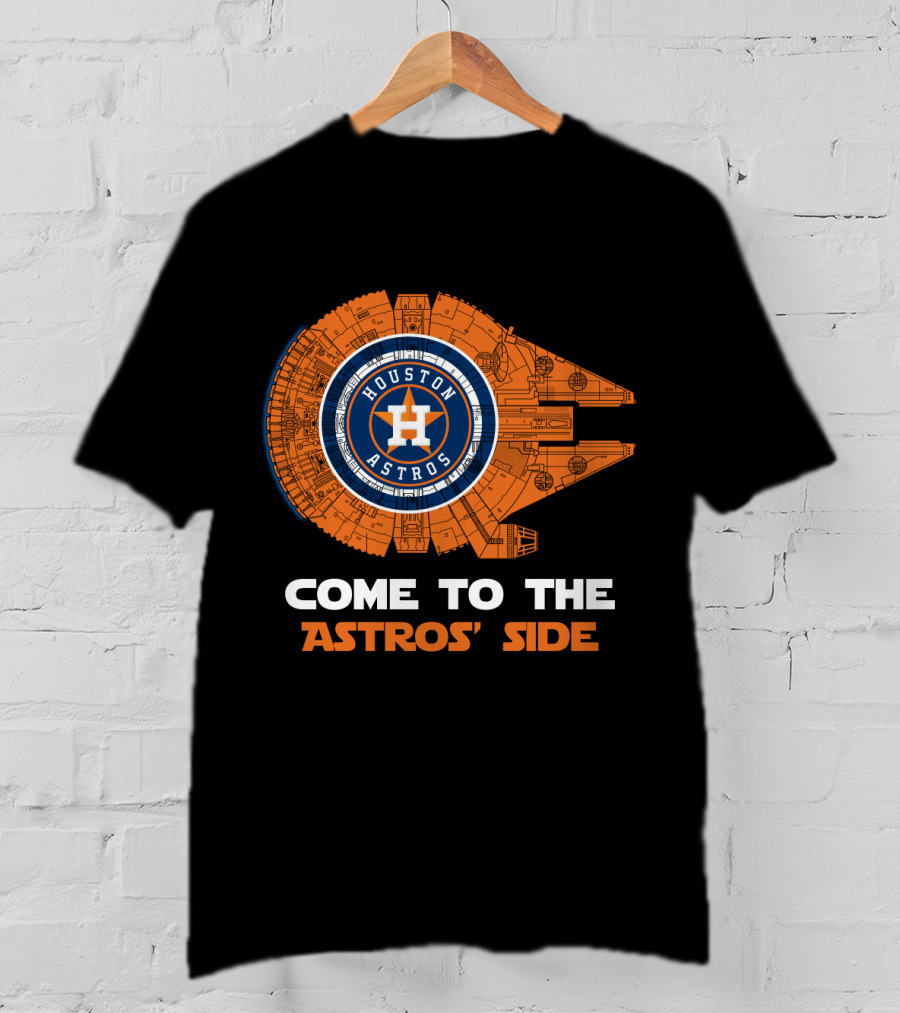 Houston Astros Millennium Falcon Come To The Astros' Side MLB T-Shirt