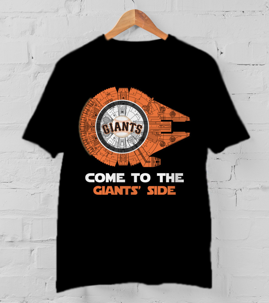 San Francisco Giants Come To The Giants' Side Millennium Falcon MLB T-Shirt