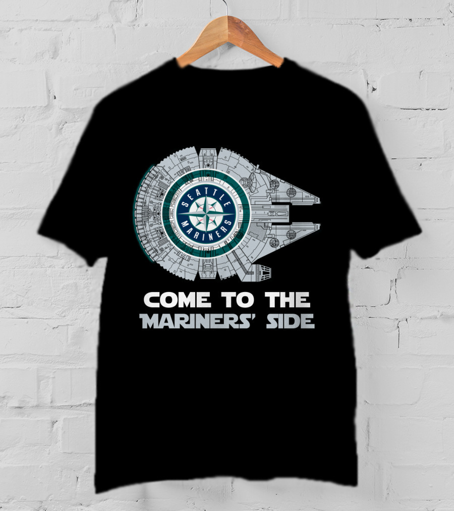 Seattle Mariners Millennium Falcon Come To The Mariners' Side T-Shirt
