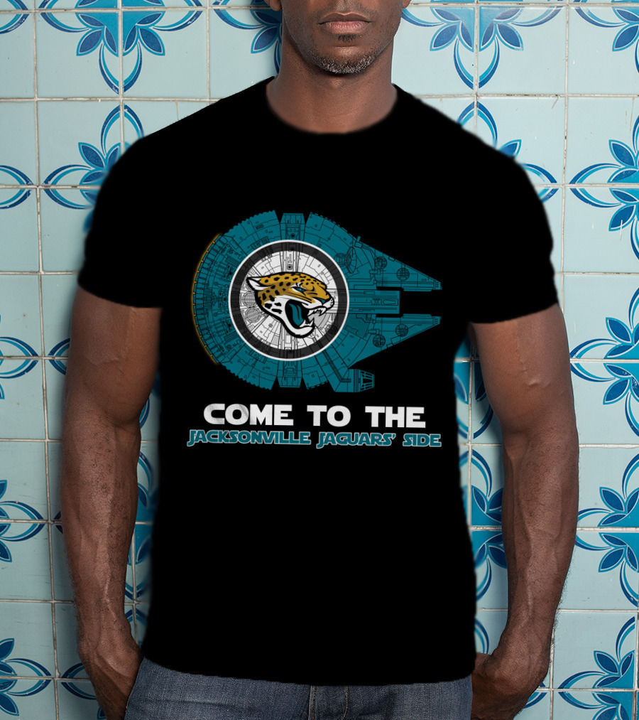 Jacksonville Jaguars Millennium Falcon Come To The Side T-Shirt