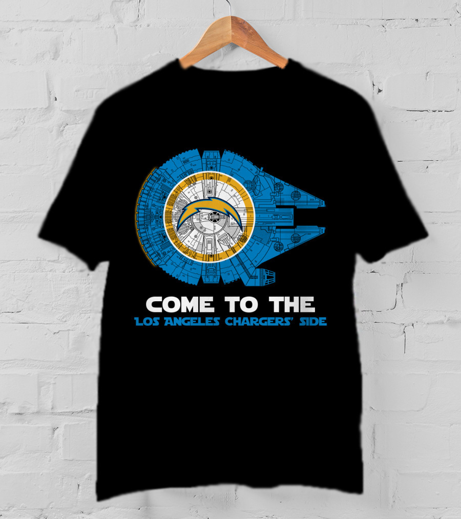 Come To The Los Angeles Chargers' Side Millennium Falcon Nfl T-Shirt
