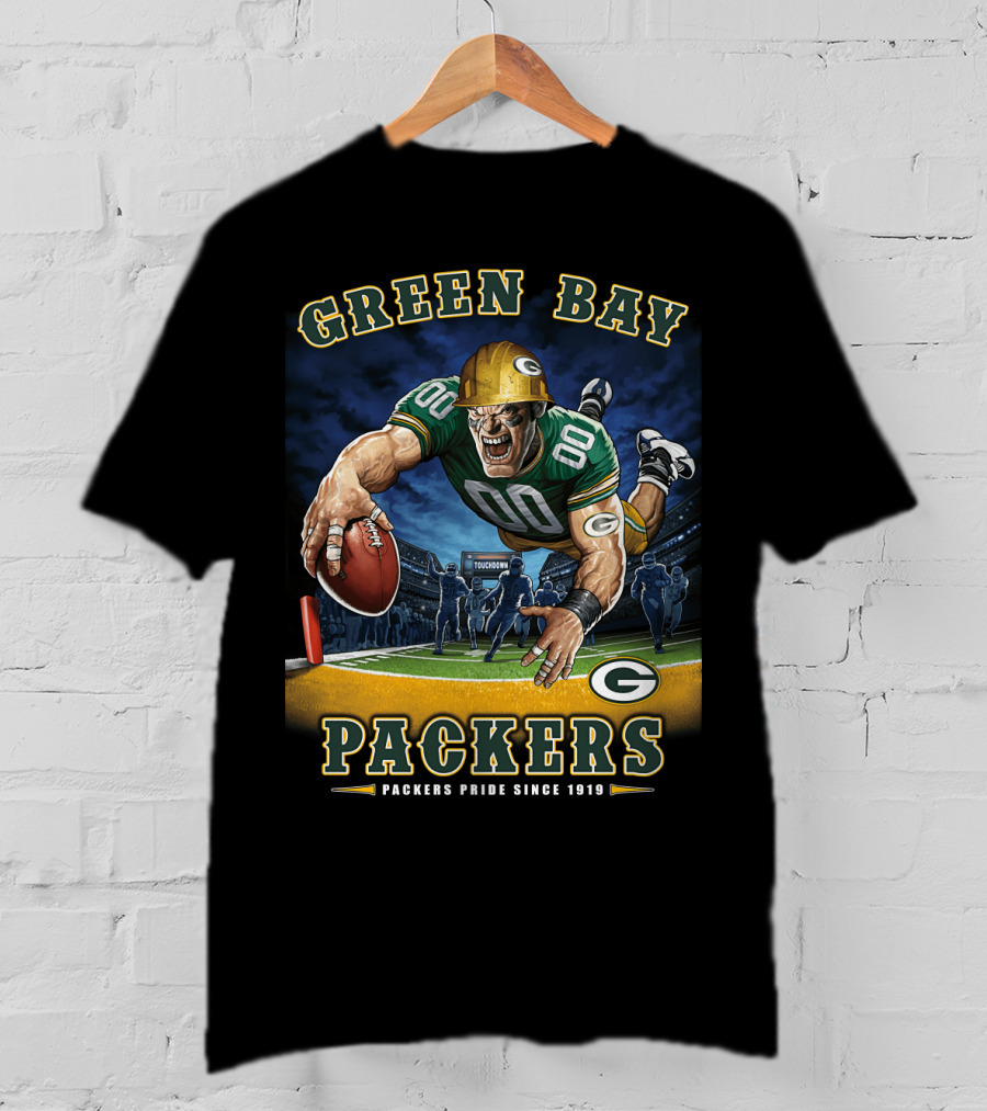 Green Bay Packers Packers Pride Since 1919 Touchdown T-Shirt