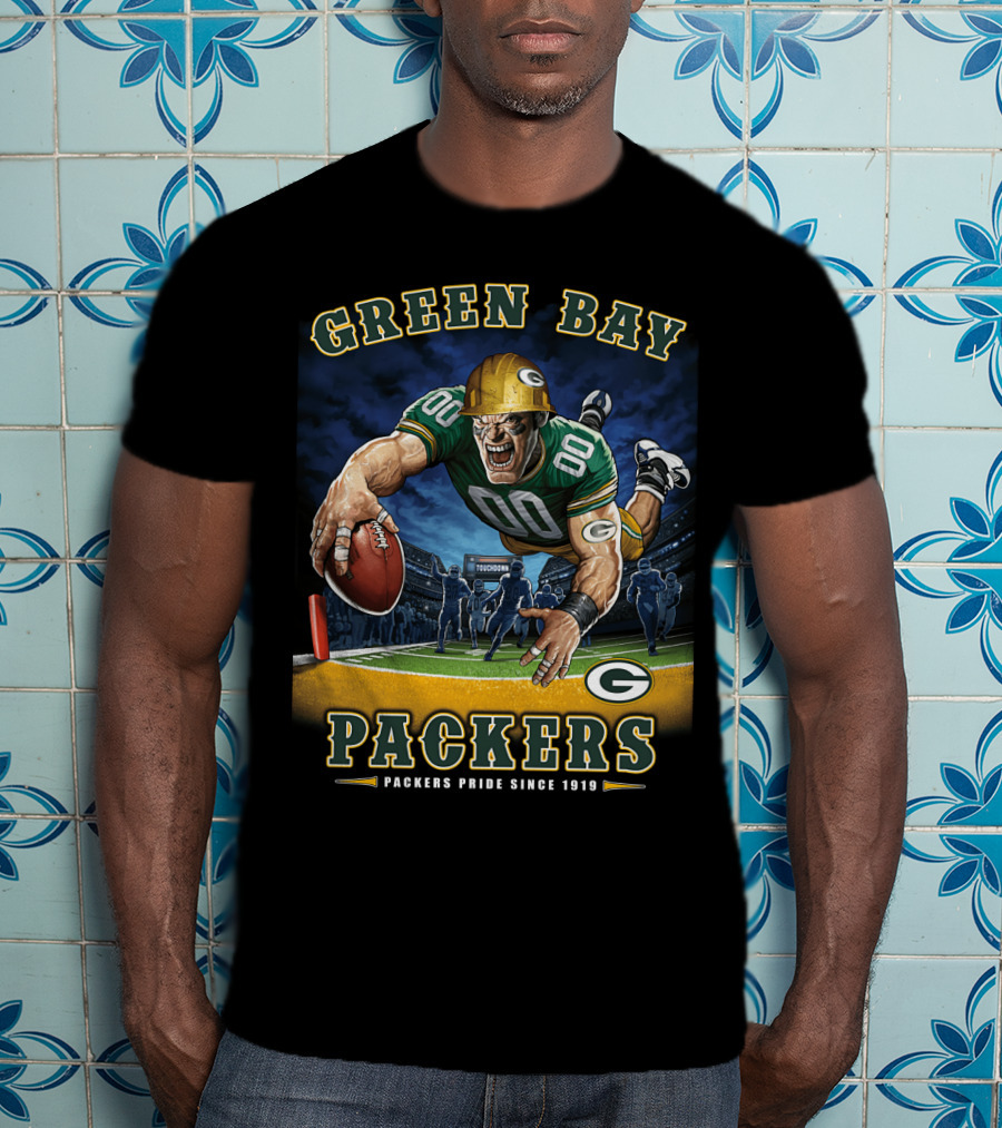 Green Bay Packers Packers Pride Since 1919 Touchdown T-Shirt