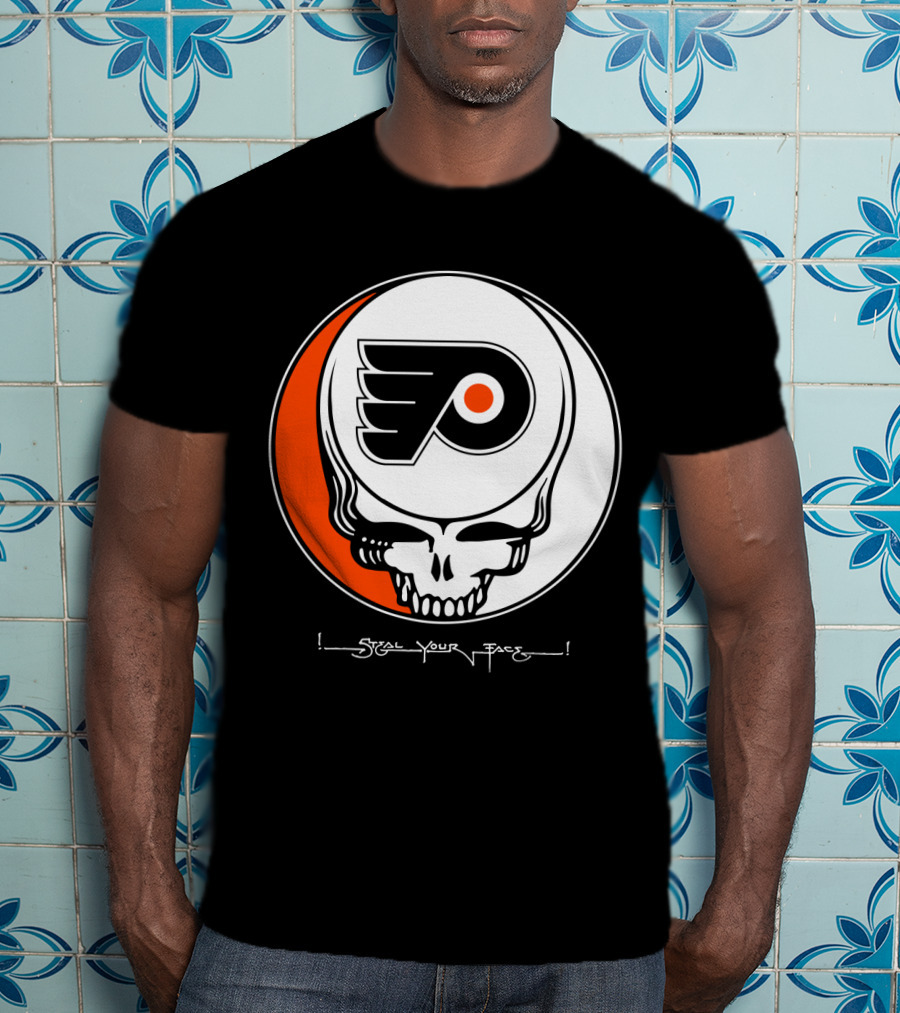 Steal Your Face Grateful Dead Philadelphia Flyers T-Shirt