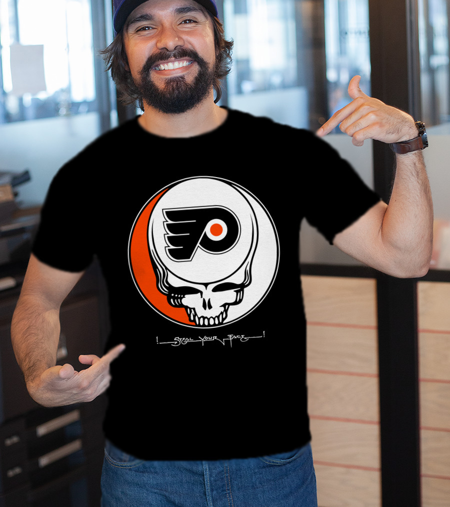 Steal Your Face Grateful Dead Philadelphia Flyers T-Shirt