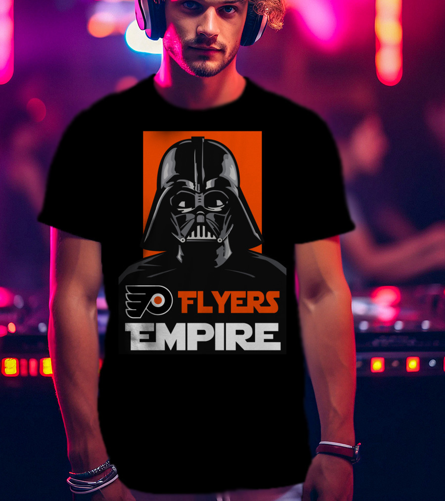 Flyers Empire Darth Vader Philadelphia NHL T-Shirt