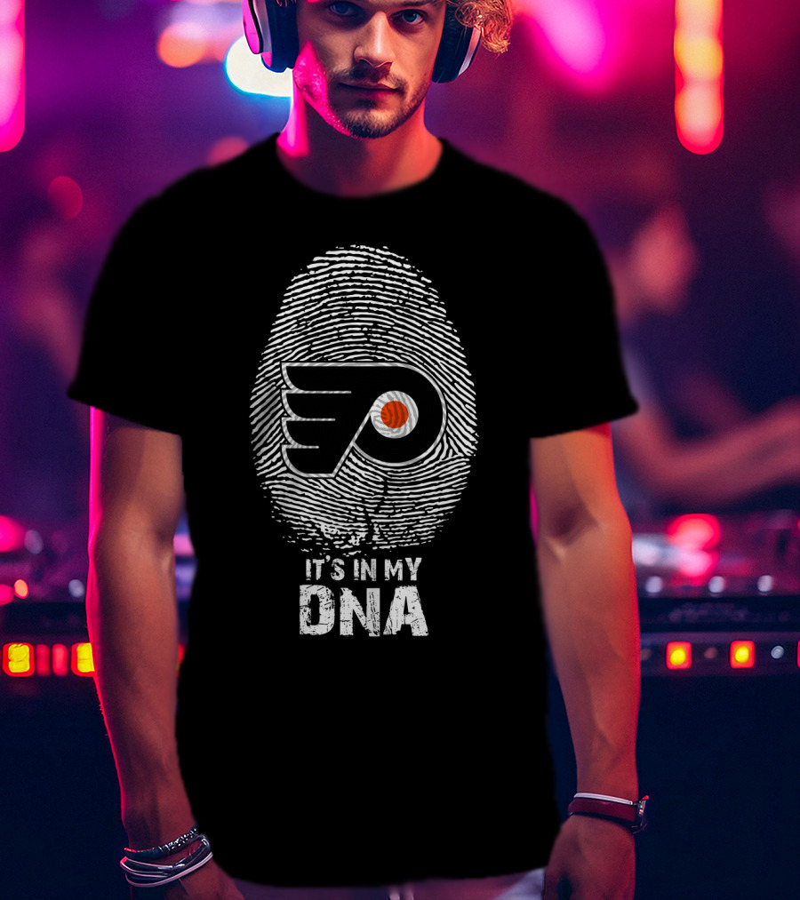 Flyers It's In My DNA Fingerprint T-Shirt