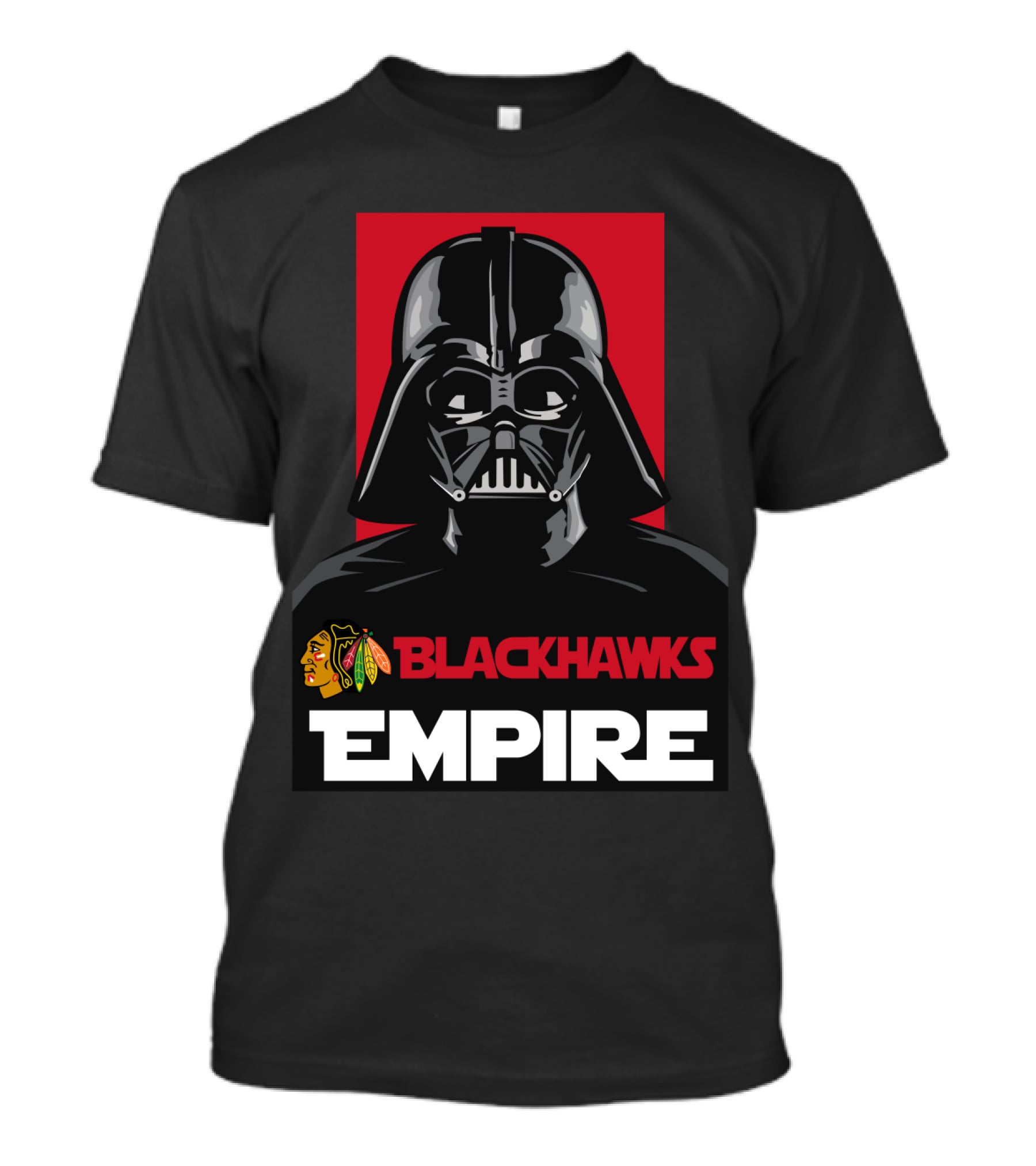 BLACKHAWKS EMPIRE Chicago Blackhawks Darth Vader NHL T-Shirt
