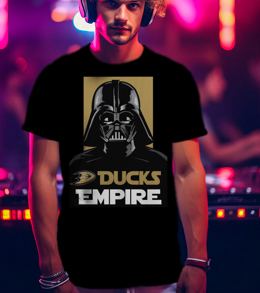 Anaheim Ducks Empire Darth Vader NHL T-Shirt