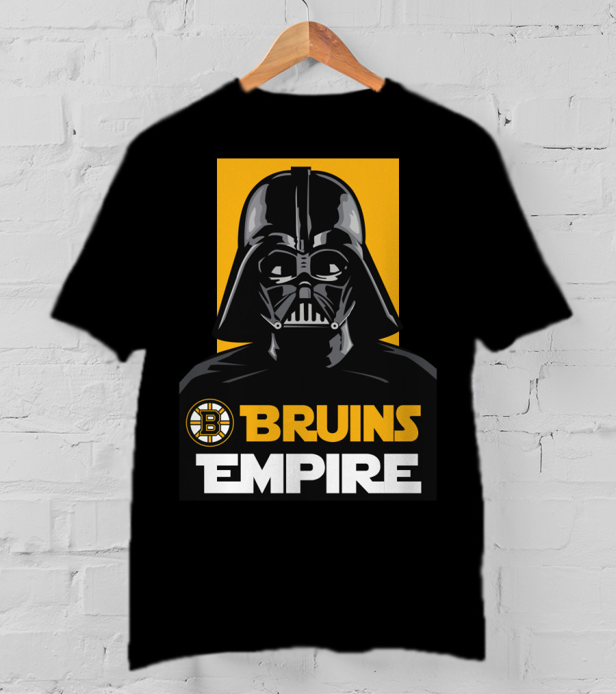 Bruins Empire Boston Bruins Darth Vader NHL T-Shirt