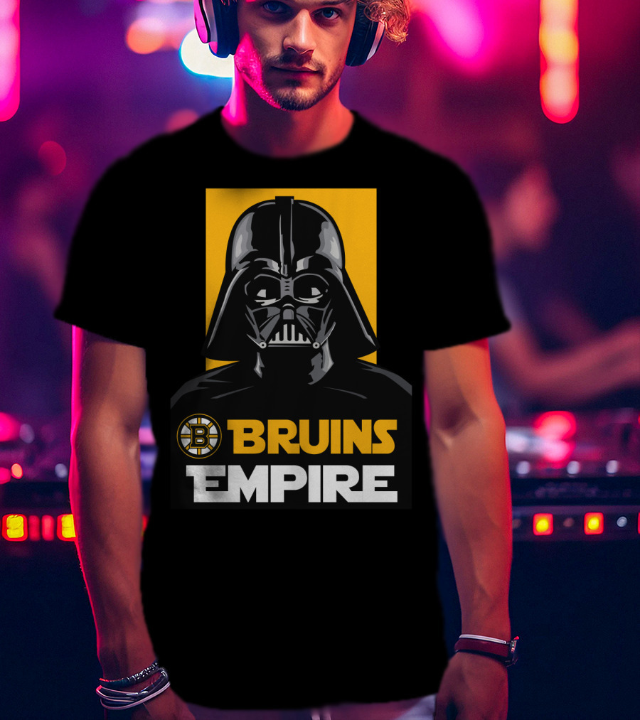 Bruins Empire Boston Bruins Darth Vader NHL T-Shirt