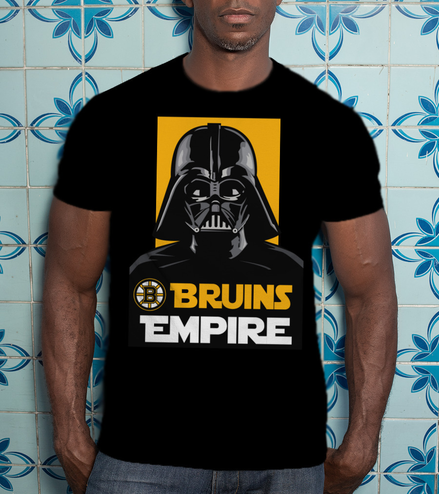 Bruins Empire Boston Bruins Darth Vader NHL T-Shirt