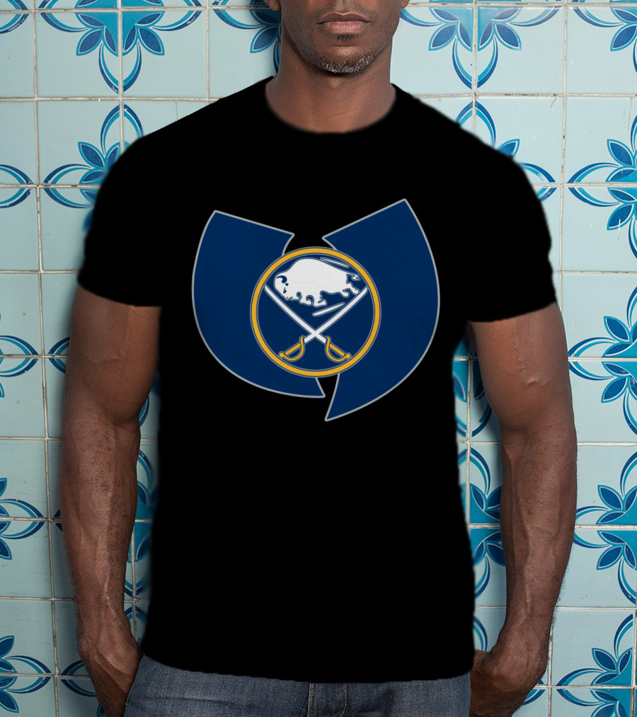 Buffalo Sabres Wu-Tang Clan Logo Mashup T-Shirt