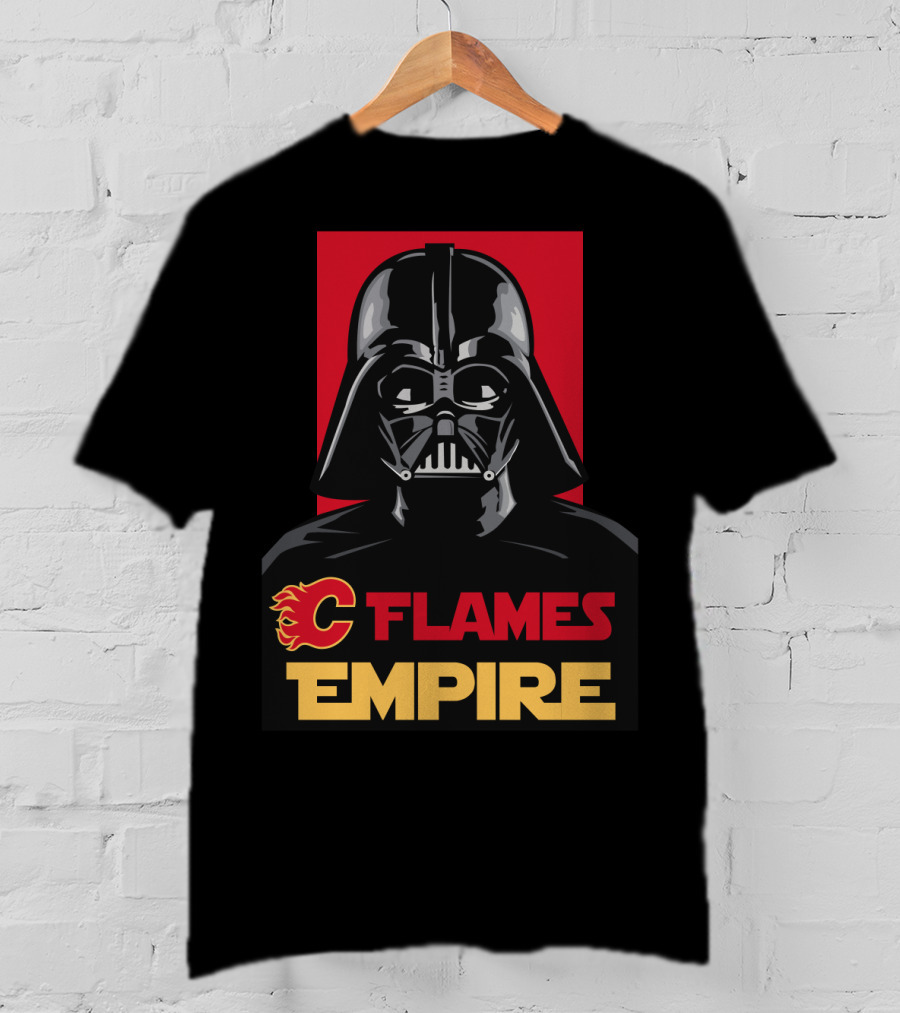 Calgary Flames Empire Darth Vader NHL T-Shirt
