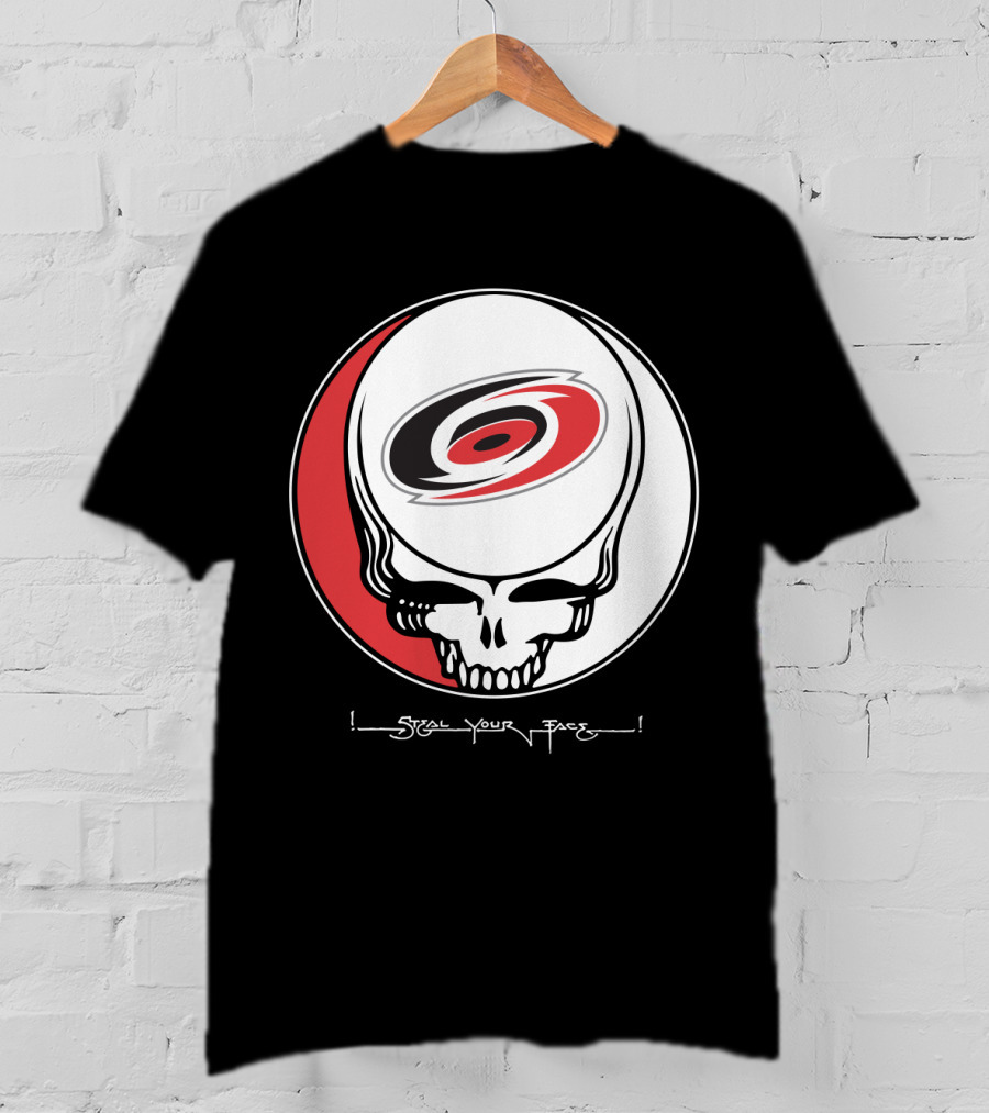 Steal Your Face Grateful Dead Carolina Hurricanes T-Shirt