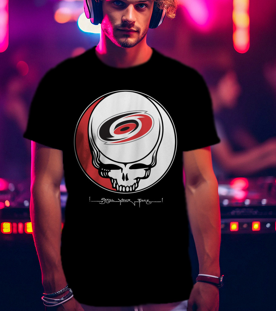 Steal Your Face Grateful Dead Carolina Hurricanes T-Shirt