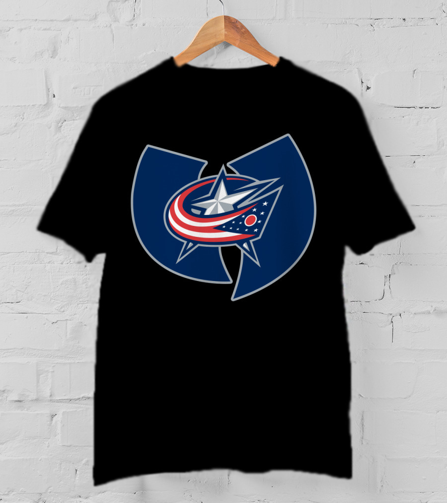 Columbus Blue Jackets Wu-Tang Clan Mashup T-Shirt