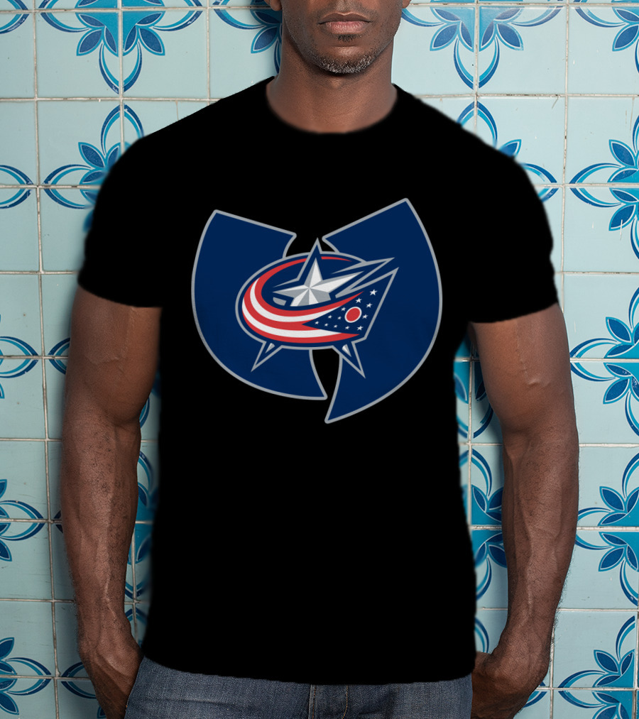 Columbus Blue Jackets Wu-Tang Clan Mashup T-Shirt