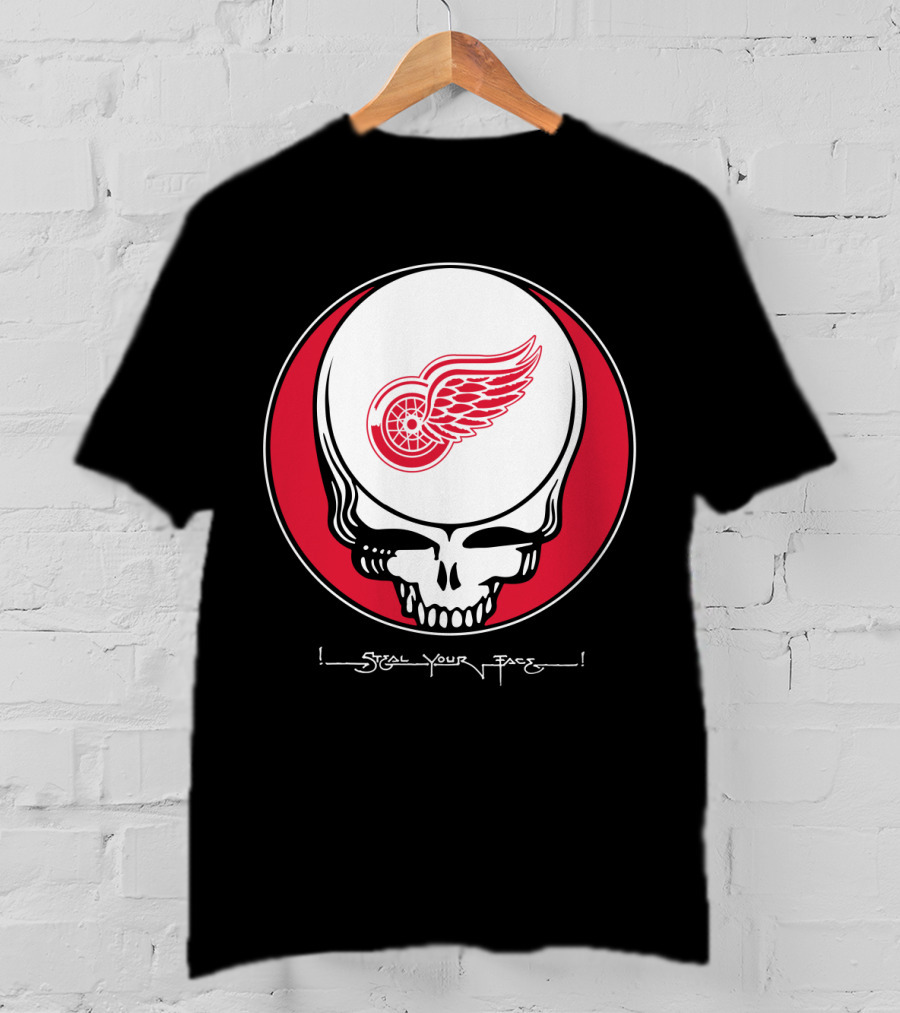 Grateful Dead Steal Your Face Detroit Red Wings T-Shirt