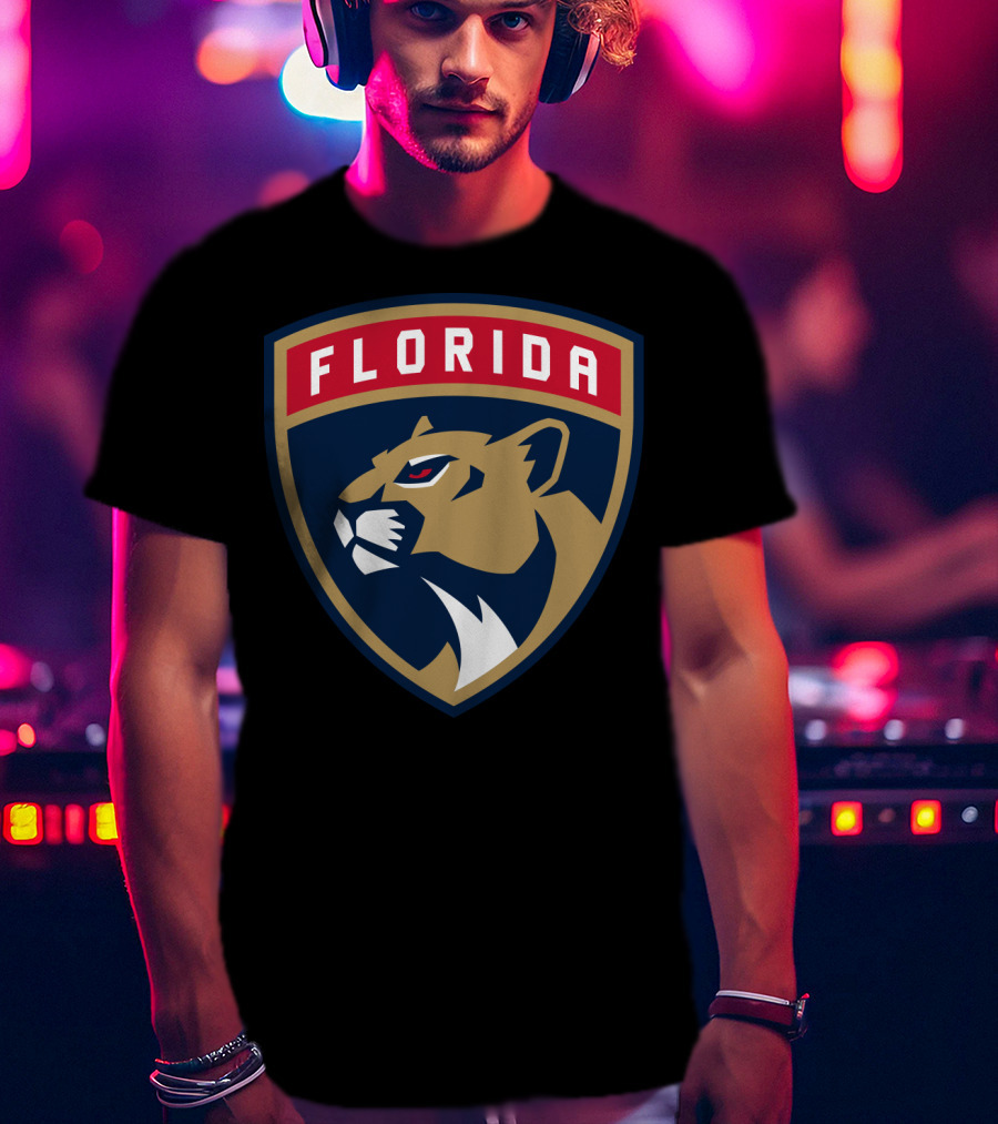 Florida Panthers Logo Bold Head T-Shirt