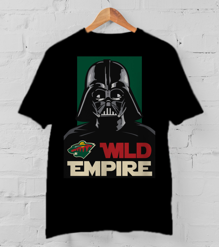 Minnesota Wild Empire Darth Vader NHL T-Shirt