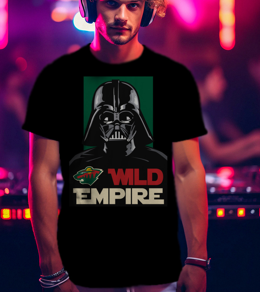 Minnesota Wild Empire Darth Vader NHL T-Shirt