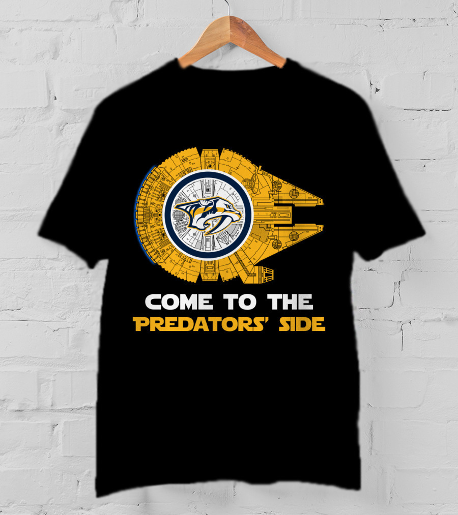 Nashville Predators Millennium Falcon Come To The Predators' Side T-Shirt