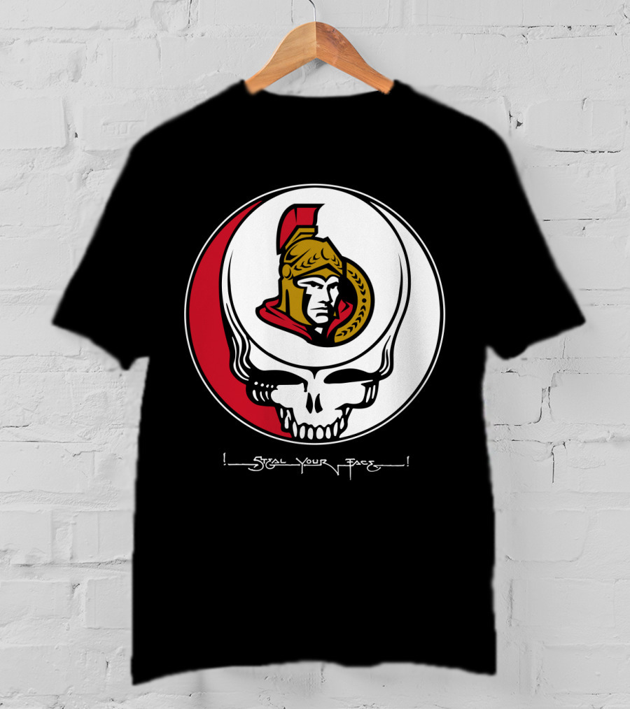 Steal Your Face Grateful Dead Ottawa Senators T-Shirt